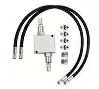 Alomejor Kit de Valve à Coussin pour Mini-pelle pour un Fonctionnement Fluide dans les Machines de 2 Tonnes, Construction en Acier allié Durable, Installation sans Effort, Comprend 1 Soupape de