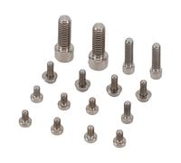 Alomejor Kit de Vis de Levier de Frein de Vélo de Montagne, Attaches en Alliage Ti pour Leviers XT775, Accessoires Réglables Haute Résistance pour le Cyclisme (Ti Couleur)