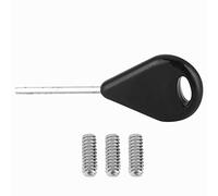 Alomejor Kit de vis pour planches de surf dorsales, clé d'aileron avec 3 vis, bouchons parfaitement ajustés, idéal pour les amateurs de planche de surf