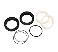 Alomejor Kit D'essuie-Glace de Fourche Avant de Bicyclette Anneaux de Joint D'huile de Fourche Avant en Caoutchouc d'acier Inoxydable pour L'entretien de ROCKSHOX