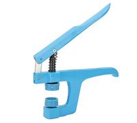 Alomejor Kit D'outils de Presse de Montre, Kit de Réparation de Couverture Arrière de Pince avec Matrices pour Horloger-Bleu 18-34mm