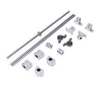 Alomejor Kit Professionnel de Jeu de Vis Mère avec Roulement de Bloc D'oreiller, Couplage Flexible pour les Applications de Précision D' 3D 400mm