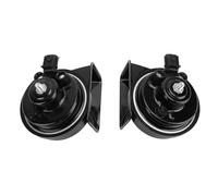 Alomejor Klaxon de Voiture, Kit de Klaxon électrique ABS 12 V, 110 DB, tonalité Haute et Basse, Résistant à l'eau, Remplacement pour la Conduite Quotidienne et l'alerte de Circulation pour le 9,