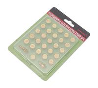 Alomejor Laiton Brûleur à Bois Embout Set, 28 Pièces | Pointes numérotées pour une identification facile, idéales pour les projets en bois, cuir et plastique, matériau en laiton