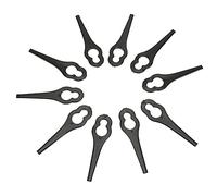 Alomejor Lame de Coupe d'herbe, Ensemble Durable de 50 Pieces, pour (Black) | Matière plastique, Vitesse de coupe élevée, Compatible avec ALM 28, ALM 30