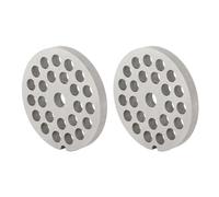 Alomejor Lame de Disque de Hachoir à Viande Efficace en Acier Inoxydable pour Hachoir à Main 2 Pièces, Facile à Nettoyer, pour Préparer du Bœuf haché, des Saucisses, pour la Cuisine