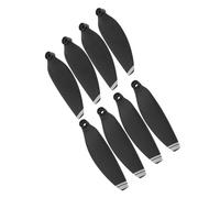 Alomejor Lame de Drone, Hélices de Remplacement Haut de Gamme pour Mini, Installation Facile, Légères pour des Performances Améliorées et Une Forte Poussée (Bord Noir argenté)