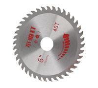 Alomejor Lame de Scie Circulaire en Carbure 125mm, Haute Précision | Coupe durable et lisse, compatible avec les outils de menuiserie, adaptée à la coupe du contreplaqué et du bois massif