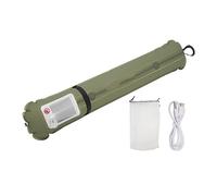 Alomejor Lampe de Camping Gonflable Pliable Tube Solaire étanche IP66 avec 2 Méthodes de pour Le Camping