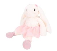 Alomejor Lapin Princesse en Peluche bébé élégant Jouet Lapin pour Petites Filles, Peluche Douce Faite à la Main pour Un Mignon Temps de Jeu, 35 Cm (Pink)