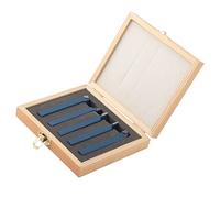 Alomejor Lathe Tool Set, 5pcs High Hardness Set (10 * 10mm)