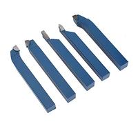 Alomejor Lathe Tool Set, 5pcs High Hardness Set (12 * 12mm)