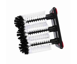 Alomejor Lave-gobelets en Verre de Bar avec Têtes de Brosse Pivotantes pour évier, Nettoyage Rapide et Pratique, adapté aux Verres à Cocktail/vin/Eau