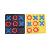 Alomejor Le Jeu XO dans Le Plastique Intérieur Améliore la capacité de Reconnaître et de Planifier Stratégique 2set pour Le Divertissement éducatif