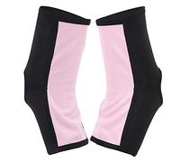 Alomejor Le Support de Cheville Enveloppe les Protège-chevilles Protecteurs et Respirants pour Le, la Boxe, Le Sanda, Le Muay Thai, Taille L (PINK)