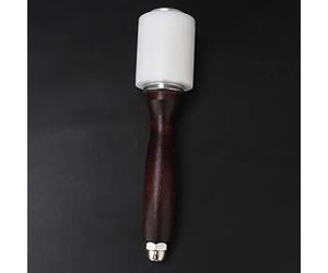 Alomejor Leathercraft Marteau de sculpture en nylon durable pour traitement du cuir, poignée économe en main-d'œuvre, poids de 360 g, pour travailleurs du cuir