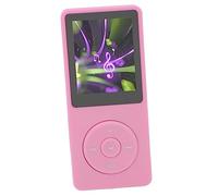 Alomejor Lecteur MP3 MP4 Multifonction, écran de 1,8 Pouces avec Batterie Longue Durée pour Le Jogging et l'exercice, Mémoire de 8 Go Extensible de 64 Go (Pink)