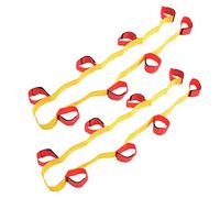 Alomejor Leggings de Pied élastiques, Forte Force D'étirement, Jeu de Travail D'équipe Multijoueur, Jouets Interactifs, avec Boucle à Crochet pour Les Activités Parents-Enfants, (Legging 8 Personnes