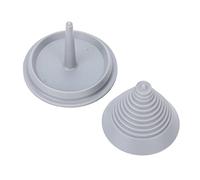 Alomejor L'équilibreur de Lame de Tondeuse à Gazon Teste Efficacement L'équilibre pour Outil de Jardin Extérieur Matériau ABS Non Toxique Couleur Grise Taille 1.97x2.36in