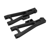 Alomejor Les Bras Inférieurs Avant et Arrière RC Améliorent Les Performances, Adaptés à la Voiture JLB 1/10 RC, Matériau en Alliage D'aluminium (Black)