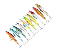 Alomejor leurre de pêche,Haute Finition Durable leurre Dur kit pour pêcheur en Eau Douce mer Loisir Professionnel