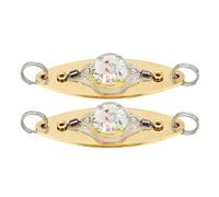 Alomejor Leurre de Pêche LED, Leurre Lumineux activé par l'eau en Forme d'oeil, Appât à Chute Profonde pour la Pêche de Nuit du Poisson-Chat et du Saumon, Paquet de 2