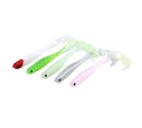 Alomejor leurre de pêche, Souple bionique Durable Attrayant appât Artificiel 13 cm 5 pièces for pêche Eau Douce mer Rocher Bateau rivière pêcheurs débutants Experts