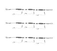 Alomejor Leurre Pêche Mer - Ensemble de 3 Cages à Poisson avec 3 Hameçons, Appât Artificiel pour Pêche en Mer, Panier de Chasse sous-Marine, Matériel de Pêche Léger 25g, Idéal pour