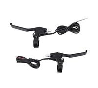 Alomejor Levier de Frein, Universel 4 Doigts en Alliage Aluminium poignées de Frein 2 Fils for VTT vélo de Route Montagne Cyclisme Tout Terrain