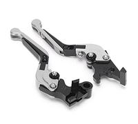 Alomejor Levier d'embrayage de Frein Poignée d'embrayage de Frein Réglable CNC en Alliage 'aluminium 1 Paire de Réglage à 6 Positions Finition Anodisée Marquage pour MT25 MT 03 R25 R3 Riders