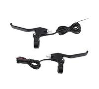 Alomejor Levier Frein vélo, Universel en Alliage Aluminium léger à 4 Doigts pour contrôle Optimal, poignée Frein Ajustable for Cyclistes VTT, Route et Tout Terrain