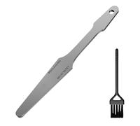 Alomejor Lime à Frettes Lime à Frettes en Acier Inoxydable 20 X 3 Cm avec Poignée Profilée Antidérapante pour un Meulage Précis des et des Couronnes sur Guitare électrique Acoustique et Basse