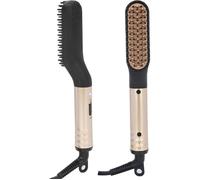 Alomejor Lisseur électrique de barbe Lisseur à Barbe Peigne à Lisser Électrique Chauffant Brosse à Barbe Portable Hommes