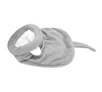 Alomejor Lit pour Animaux de Compagnie en Peluche Douce, Sac de Couchage Confortable et Chaud pour Chats et Chiens, Matériau Non Toxique, 19,7 X 15,7 Pouces, adapté à Toutes Les Saisons (Gris M)