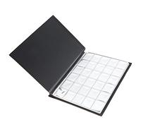 Alomejor Livre D'album de Pièces de Monnaie Super Transparent, 250 Pochettes, Support de Collecte d'argent, 8,46x6,77 Pouces, pour Collectionneurs de Pièces de Monnaie, Rouge (Rouge)