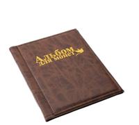 Alomejor Livre D'album de Pièces de Monnaie Super Transparent, 250 Pochettes, Support de Collecte d'argent, 8,46x6,77 Pouces, pour Collectionneurs de Pièces de Monnaie, Rouge (Brown)