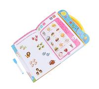 Alomejor Livre d'apprentissage électronique Interactif pour Enfants, Jouet Tactile et Sonore Bilingue Espagnol Anglais avec Mots, Phrases, Histoires, pour L'éducation de la Petite Enfance