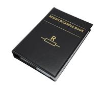 Alomejor Livre D'échantillons de Résistances SMD 0402, Collection étendue de 170 Valeurs pour Ingénieurs et étudiants, Matériau PVC, Assortiment de 8500 Pièces