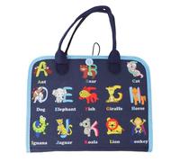 Alomejor Livre du Conseil D'administration animé, Montessori Toys, Toy Sensoriel d'apprentissage éducatif pour Les Tout-Petits, Développement de Compétences de Vie