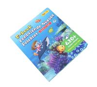 Alomejor Livre Sonore éducatif pour Enfants, Jouet d'apprentissage Interactif de Lecture au Point du Doigt avec des Histoires de Vocabulaire, des Chansons pour Le Développement Précoce du