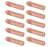 Alomejor Lot de 10 Buses Conductrices de Rechange en Cuivre pour Soudage MIG, Résistantes aux Hautes Températures, Taille 0,9 Mm, Parfaites pour les Accessoires de Soudage