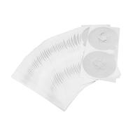 Alomejor Lot de 100 Couvercles en Aluminium à Fermeture Hermétique pour Dosettes, Autocollants Réutilisables pour café de Plus Grande capacité, Matériau, 100 X 2,8 Oz