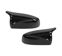 Alomejor Lot de 2 Capuchons étanches pour Rétroviseur Latéral de Voiture E70 X5 2007-2013, Adaptés au Matériau ABS Ultra Durable, Look Sportif, Installation Facile (noir brillant)