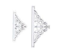 Alomejor Lot de 2 Emporte-pièces en Forme de Couronne de Princesse pour la Décoration de Gâteaux, Multi-usages, Convient pour les Pâtisseries et les Fondants, Matériau ABS de Haute qualité.