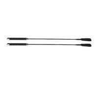 Alomejor Lot de 2 fouets de dressage durables et robustes pour chiens obéissants avec poignée antidérapante, 66,5 cm, pour enseigner les animaux de compagnie