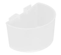 Alomejor Lot de 20 Mangeoires Durables pour Perroquets et Pigeons - Mangeoire pour Cage à Oiseaux Facile D'accès pour Petits Oiseaux, Pratique et Décorative - Kit de Bols en Plastique pour Eau pour