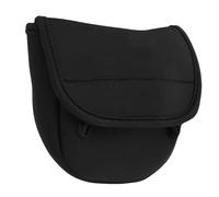 Alomejor Lot de 3 Housses pour Moulinet de Pêche en Caoutchouc Souple, Manchon de Protection Durable, Boîte à Chocs/Couvercle pour Pêcheurs, Noir, Convient aux Moulinets de Pêche Séries 2000-4000