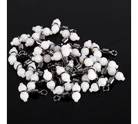 Alomejor Lot de 30 émerillons de pêche Lumineux avec Perles Lumineuses (2#)