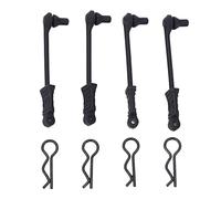 Alomejor Lot de 4 clips de fixation pour carrosserie, pièces de rechange professionnelles pour voiture RC, haute fiabilité et résistance à l'usure, pour voiture RC 1/10 universels comme Senton Typhon