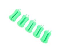 Alomejor Lot de 5 Boules Fixes de Canne à Pêche en Silicone, Attaches de Canne à Pêche Réutilisables avec Fixation Sécurisée, Accessoires Portables pour Pêcheurs et Plaisanciers (Green)